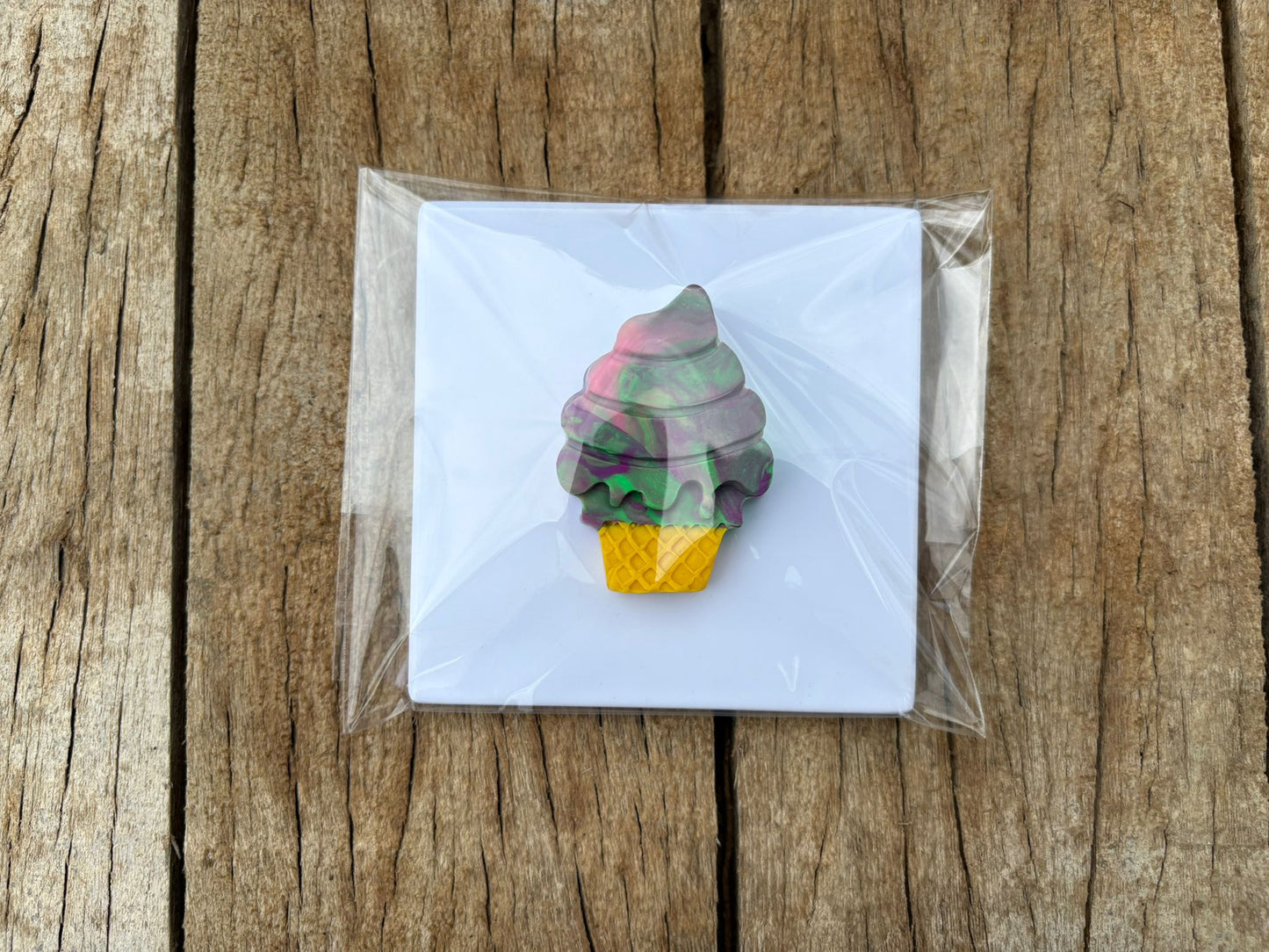 Tegeltje 10x10 cm met Klei β Icecream π¦