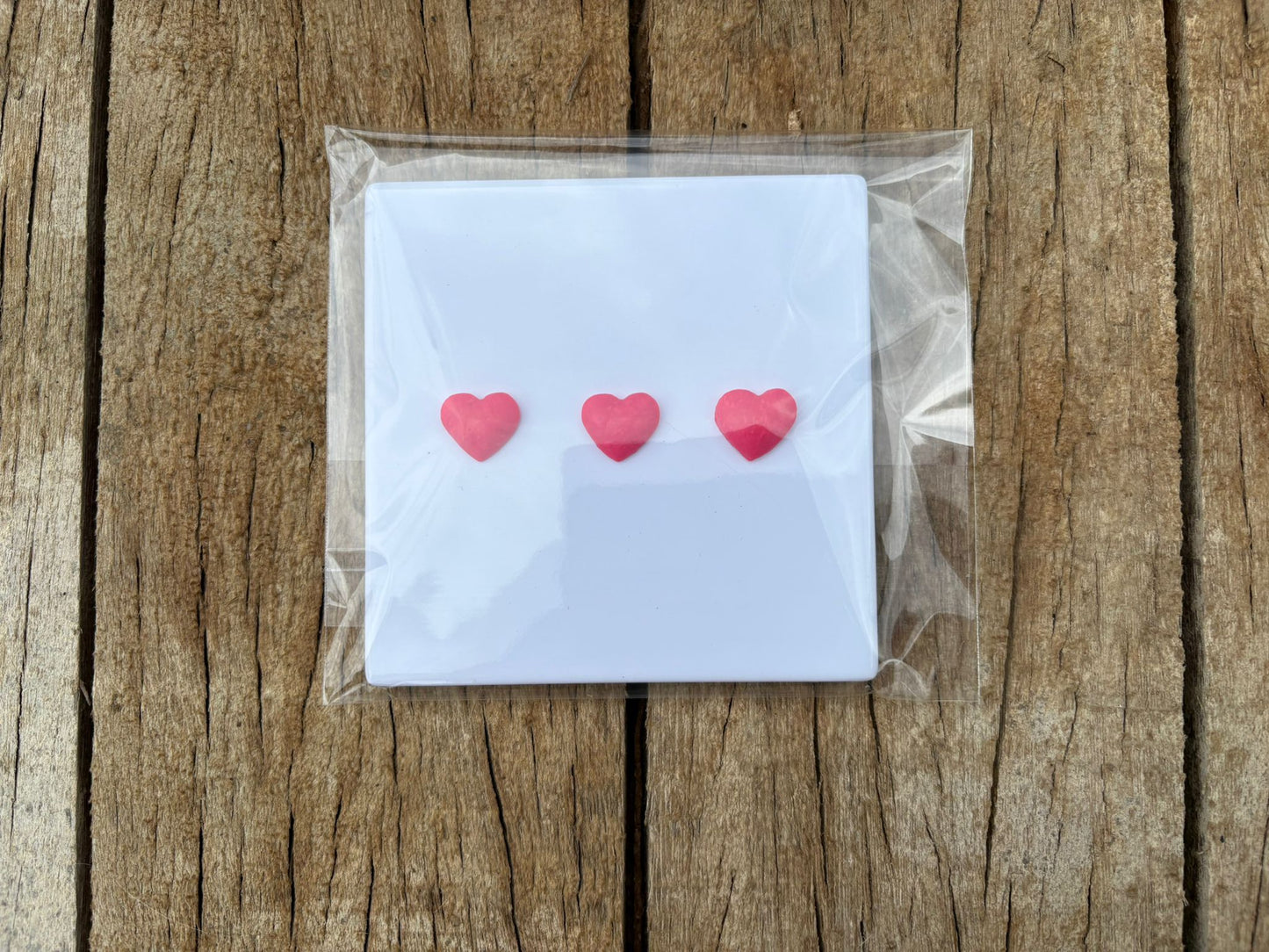 Tegeltje 10x10 cm met Klei – Love You Hearts