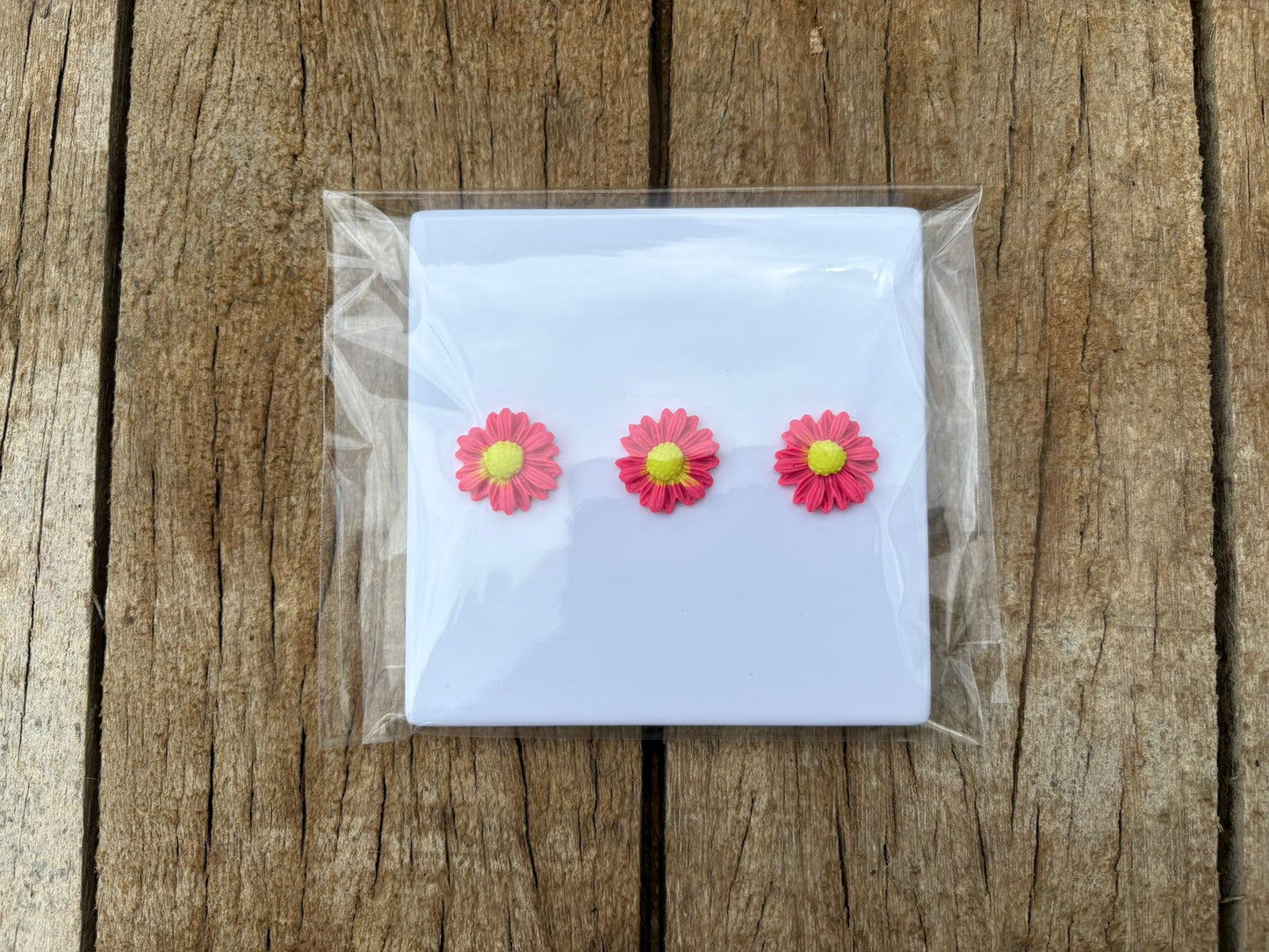 Tegeltje 10x10 cm met Klei β Triple Flower πΈπΈπΈ