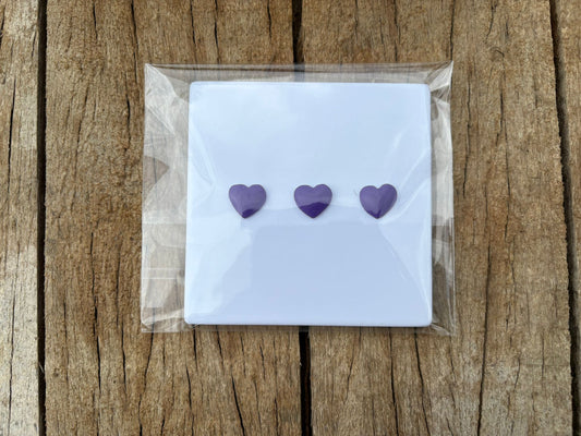 Tegeltje 10x10 cm met Klei β Love You Hearts