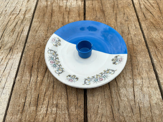 Kandelaar schotel - Blue / Green